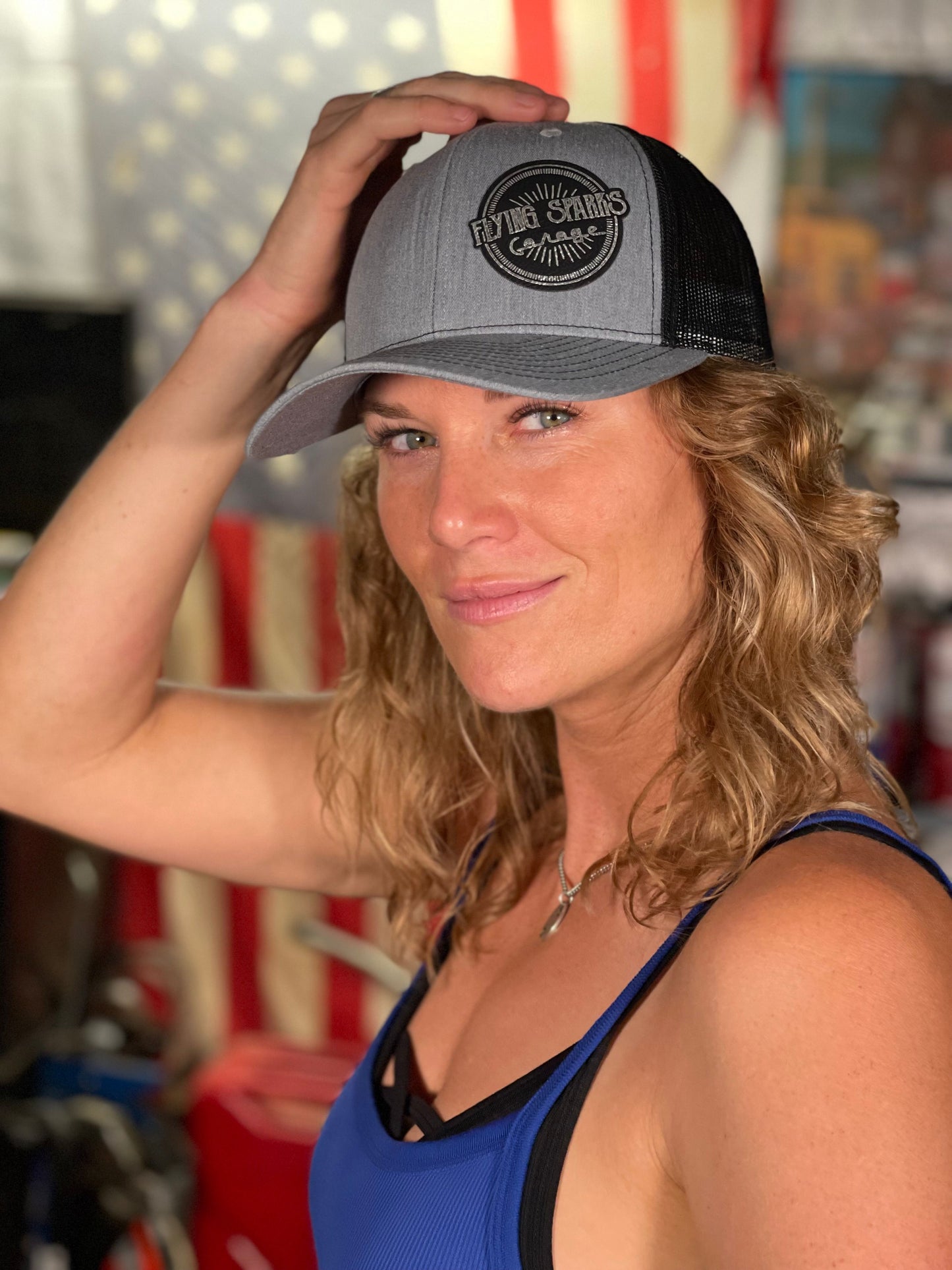 FSG Hth Grey/Black Logo Trucker Cap