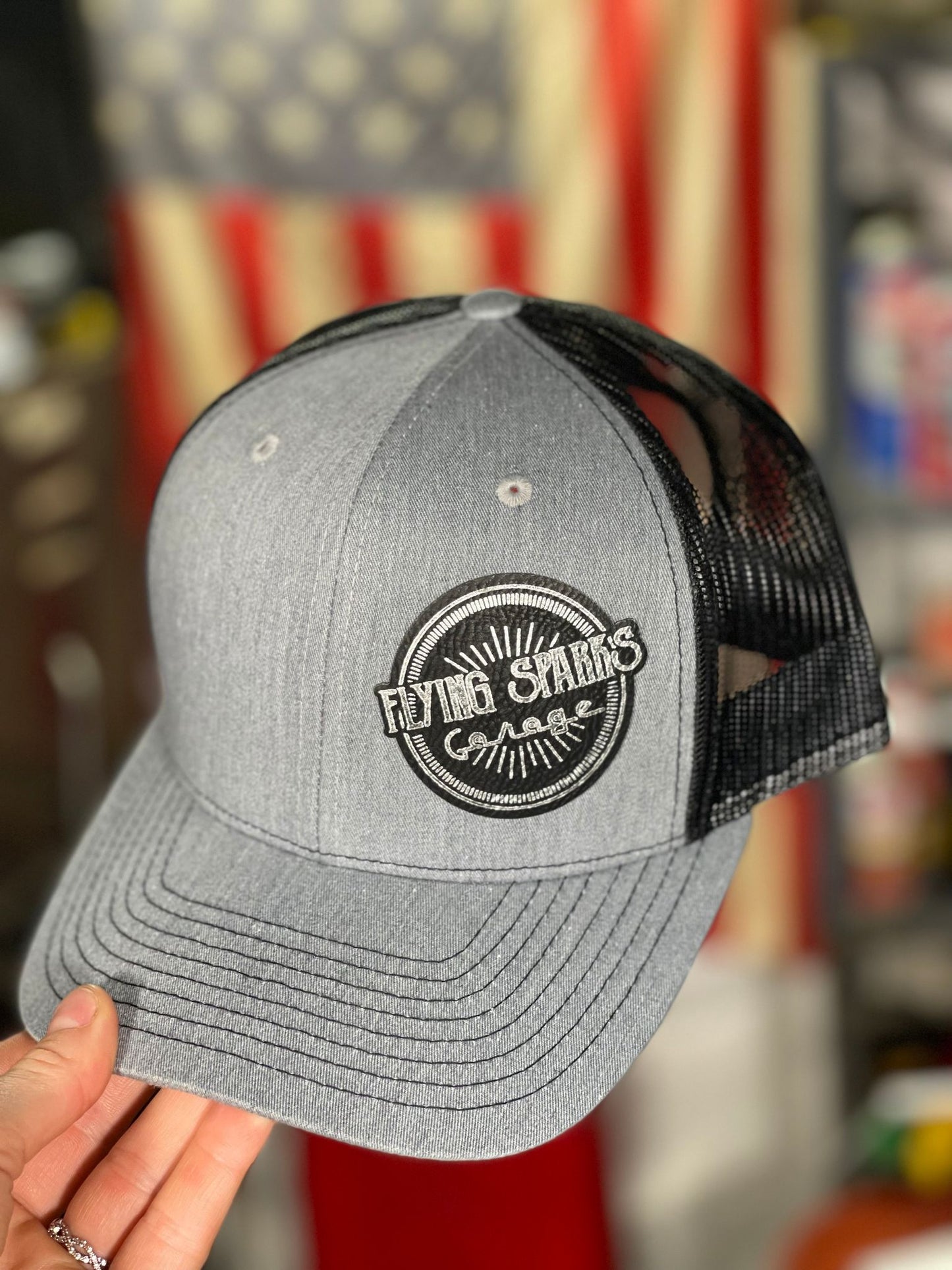 FSG Hth Grey/Black Logo Trucker Cap
