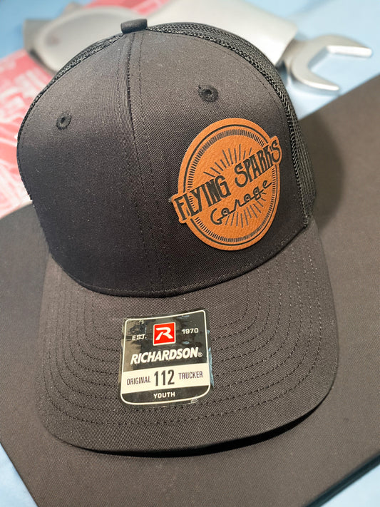 Youth FSG Black Trucker Cap