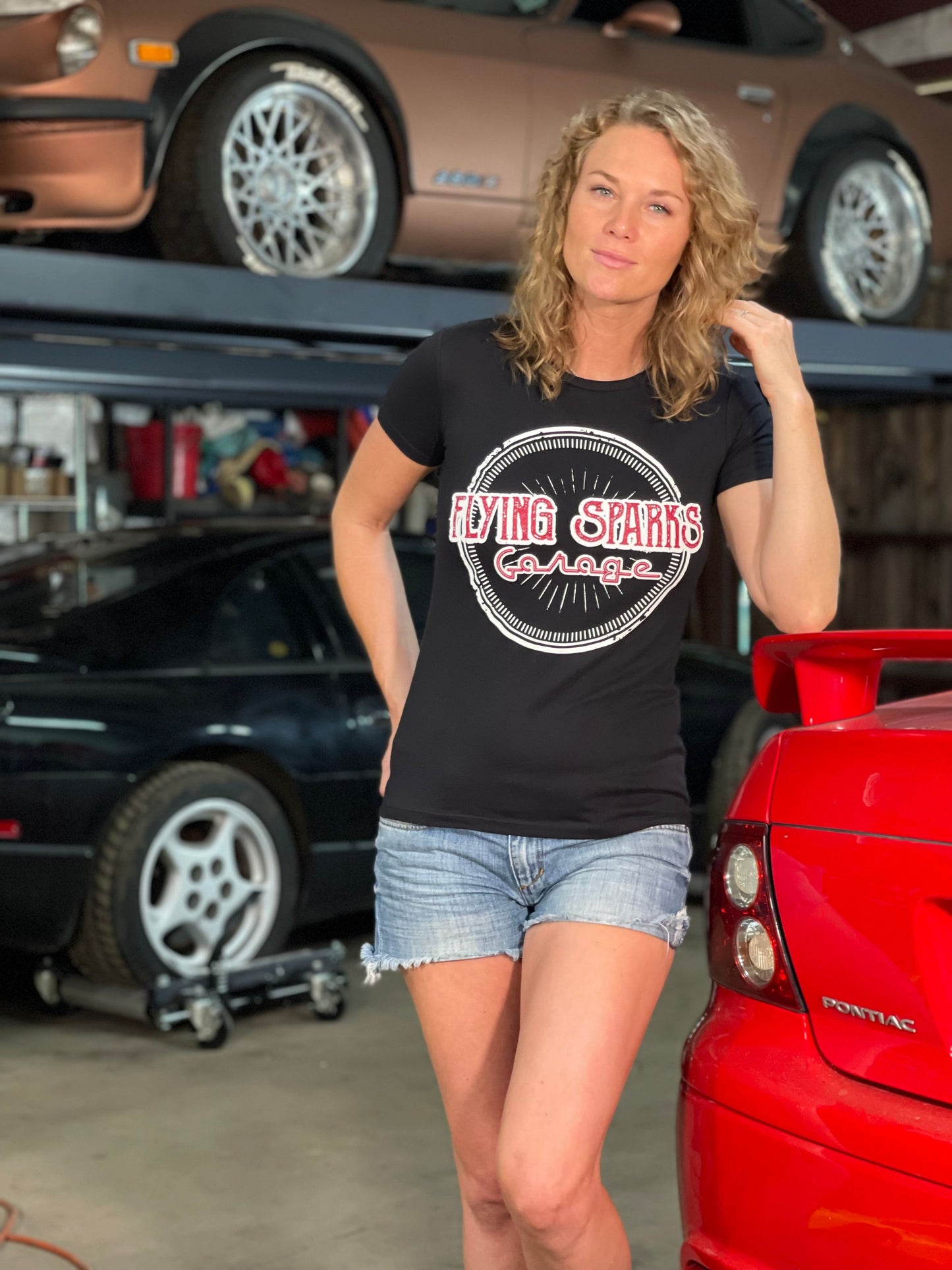 FSG Branded Logo Women's Fitted T-shirt