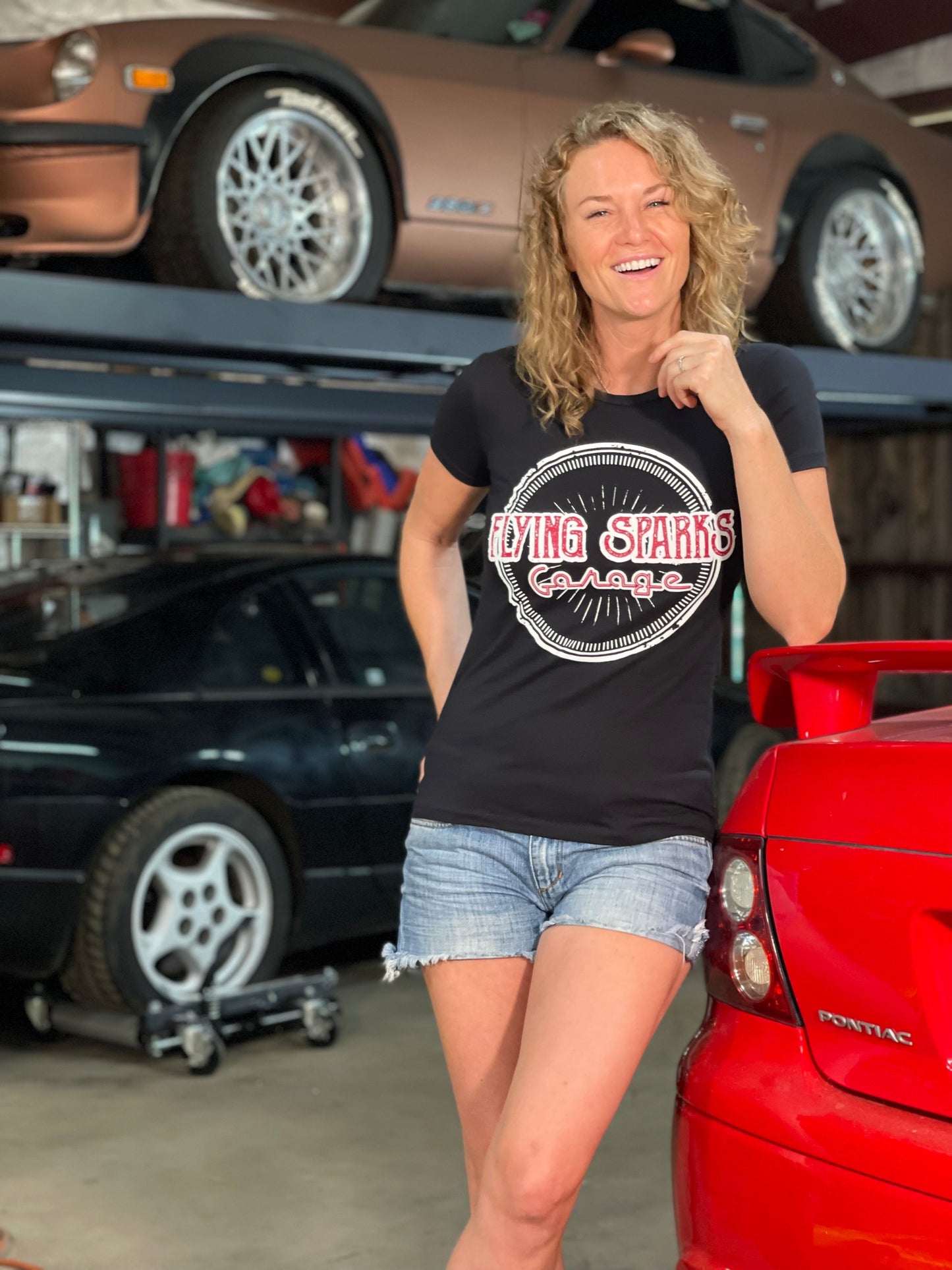 FSG Branded Logo Women's Fitted T-shirt