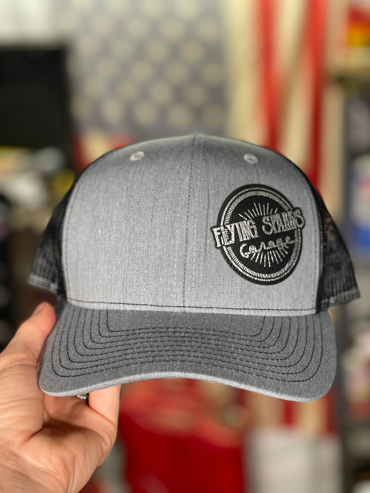 FSG Hth Grey/Black Logo Trucker Cap